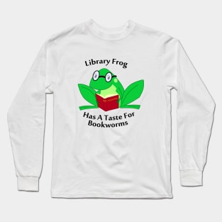 Library Frog Long Sleeve T-Shirt